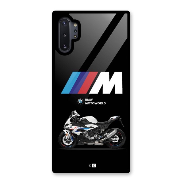 Superbike Stripes Glass Back Case for Galaxy Note 10 Plus