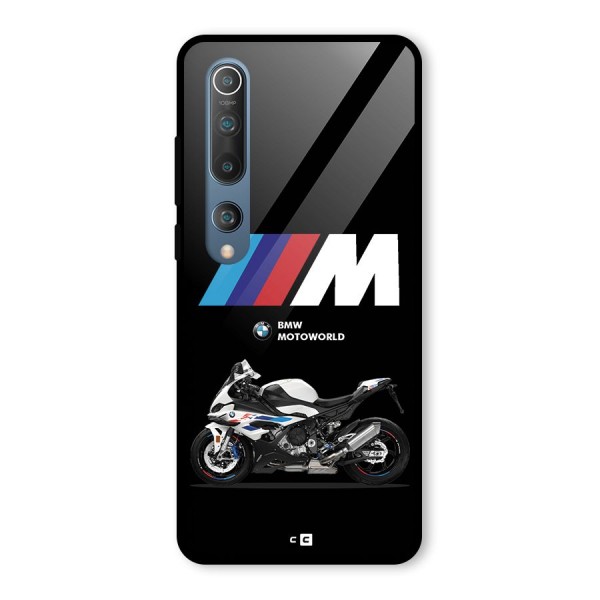 Superbike Stripes Glass Back Case for Mi 10