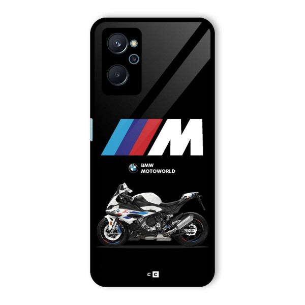 Superbike Stripes Glass Back Case for Realme 9i