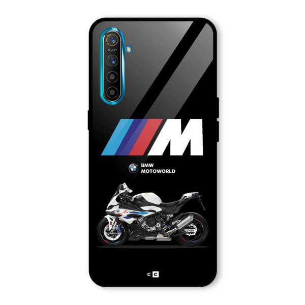 Superbike Stripes Glass Back Case for Realme X2