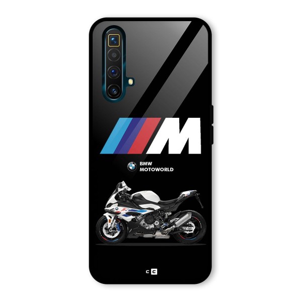 Superbike Stripes Glass Back Case for Realme X3 SuperZoom