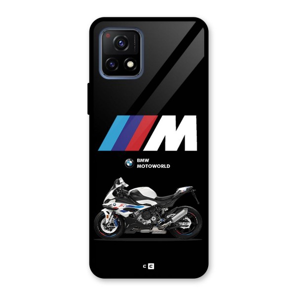 Superbike Stripes Glass Back Case for Vivo Y72 5G