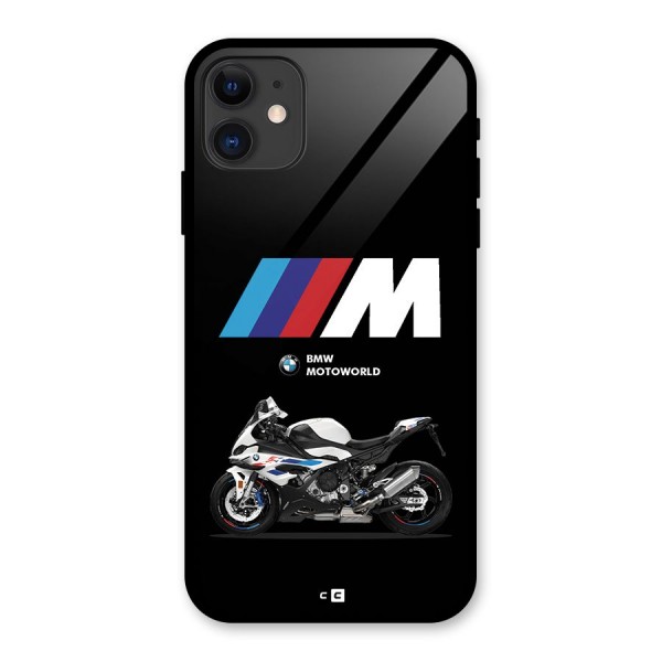 Superbike Stripes Glass Back Case for iPhone 11