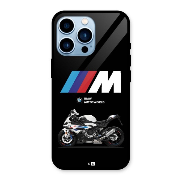 Superbike Stripes Glass Back Case for iPhone 13 Pro