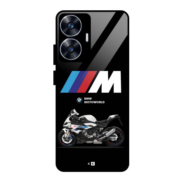 Superbike Stripes Glass Back Case for realme C55