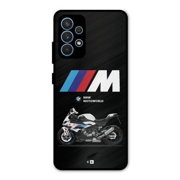 Superbike Stripes Metal Back Case for Galaxy A32