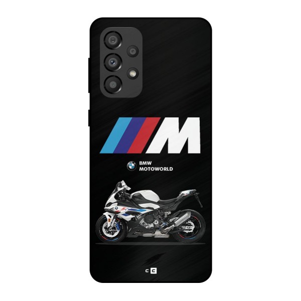 Superbike Stripes Metal Back Case for Galaxy A33 5G