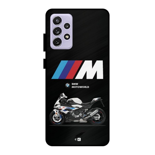 Superbike Stripes Metal Back Case for Galaxy A72