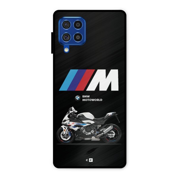 Superbike Stripes Metal Back Case for Galaxy F62