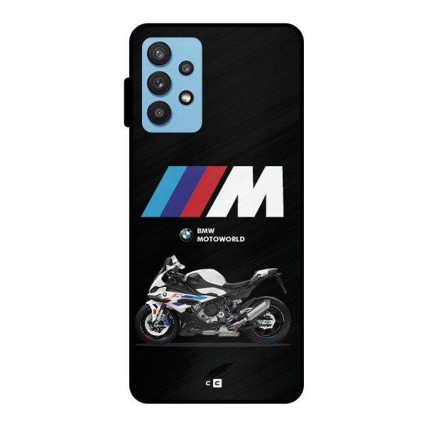 Superbike Stripes Metal Back Case for Galaxy M32 5G