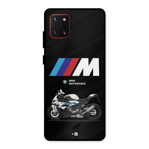 Superbike Stripes Metal Back Case for Galaxy Note 10 Lite