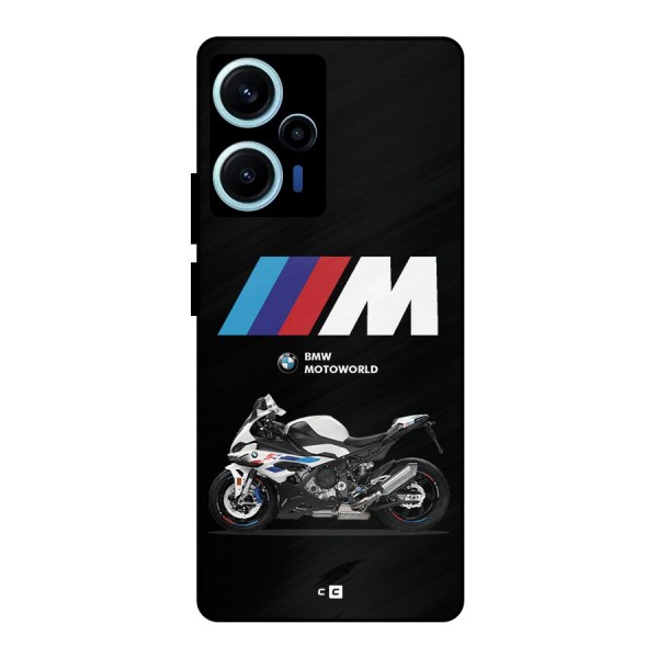 Superbike Stripes Metal Back Case for Poco F5