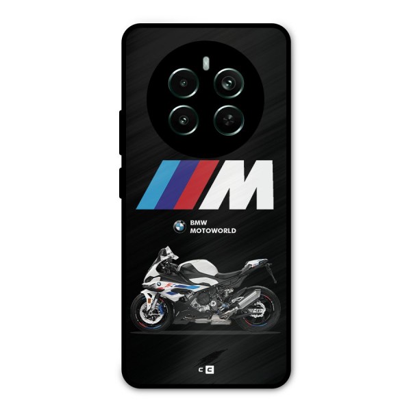 Superbike Stripes Metal Back Case for Realme 12 Plus