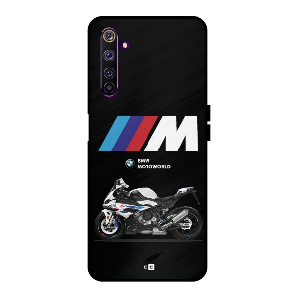 Superbike Stripes Metal Back Case for Realme 6 Pro