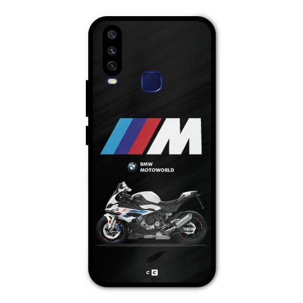 Superbike Stripes Metal Back Case for Vivo V17