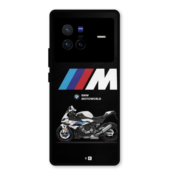 Superbike Stripes Metal Back Case for Vivo X80