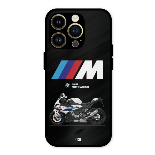 Superbike Stripes Metal Back Case for iPhone 14 Pro