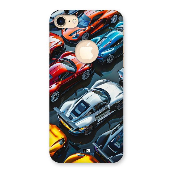 Supercar Club Back Case for iPhone 8 Logo Cut