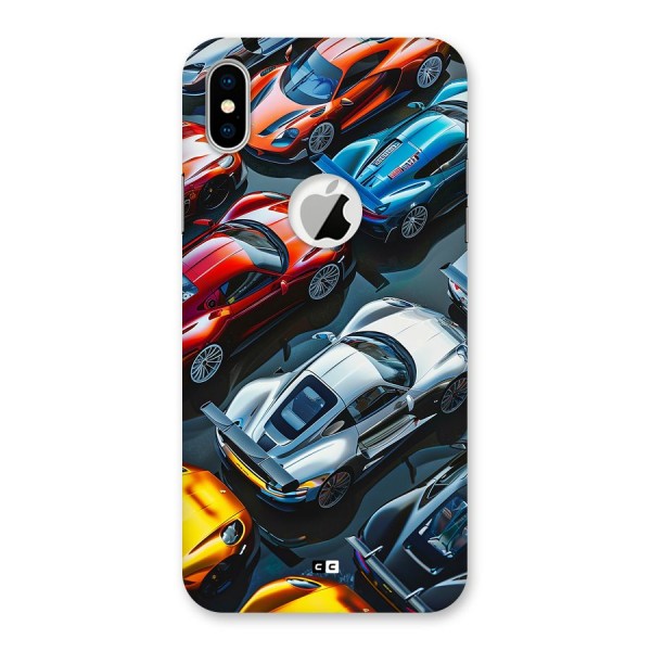 Supercar Club Back Case for iPhone XS Logo Cut