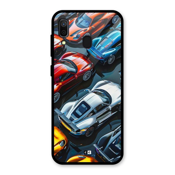 Supercar Club Glass Back Case for Galaxy A30