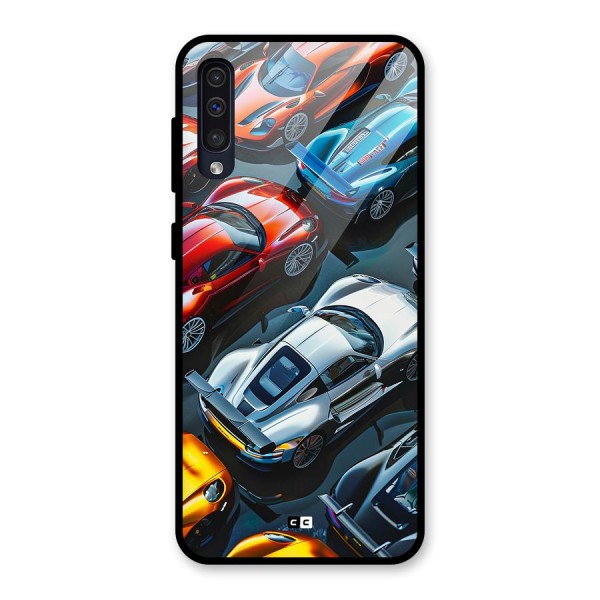 Supercar Club Glass Back Case for Galaxy A50