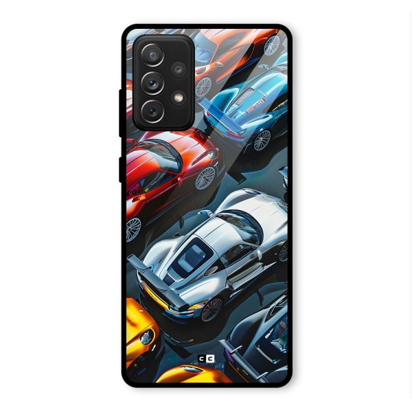 Supercar Club Glass Back Case for Galaxy A72