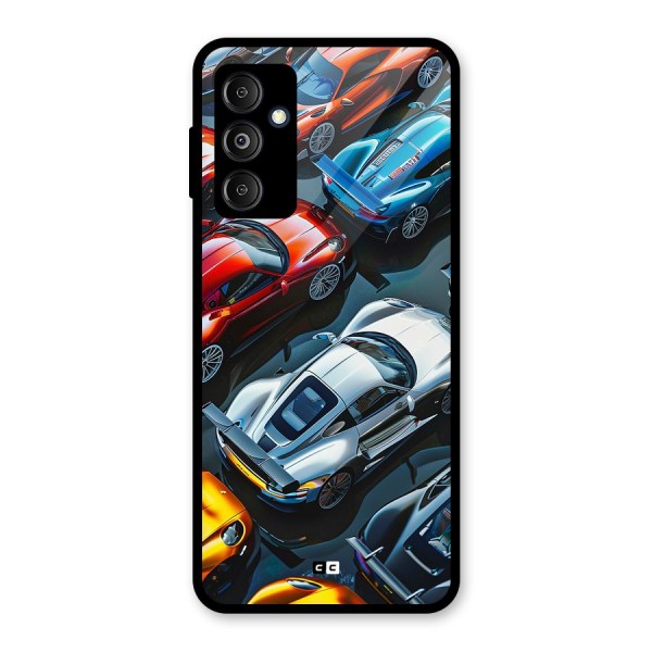 Supercar Club Glass Back Case for Galaxy M14 5G