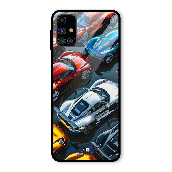 Supercar Club Glass Back Case for Galaxy M31s