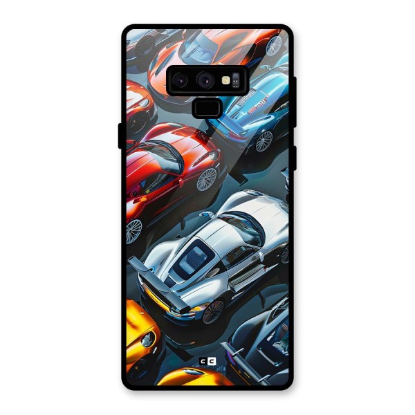 Supercar Club Glass Back Case for Galaxy Note 9