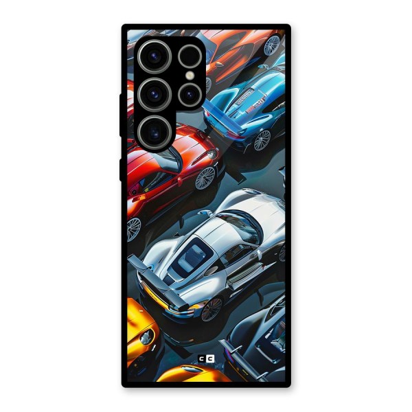 Supercar Club Glass Back Case for Galaxy S23 Ultra
