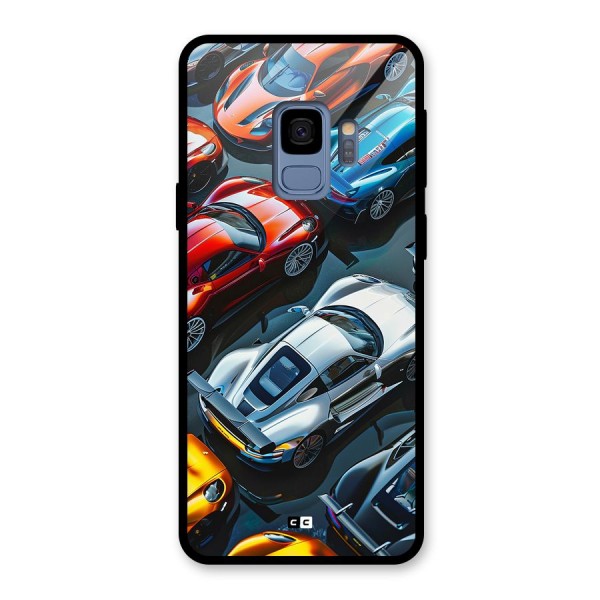 Supercar Club Glass Back Case for Galaxy S9