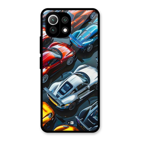 Supercar Club Glass Back Case for Mi 11 Lite