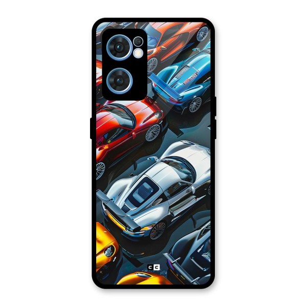 Supercar Club Glass Back Case for Oppo Reno7 5G