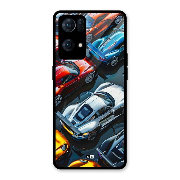 Supercar Club Glass Back Case for Oppo Reno7 Pro 5G