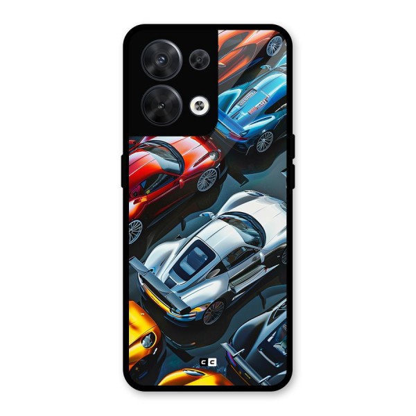 Supercar Club Glass Back Case for Oppo Reno8 5G