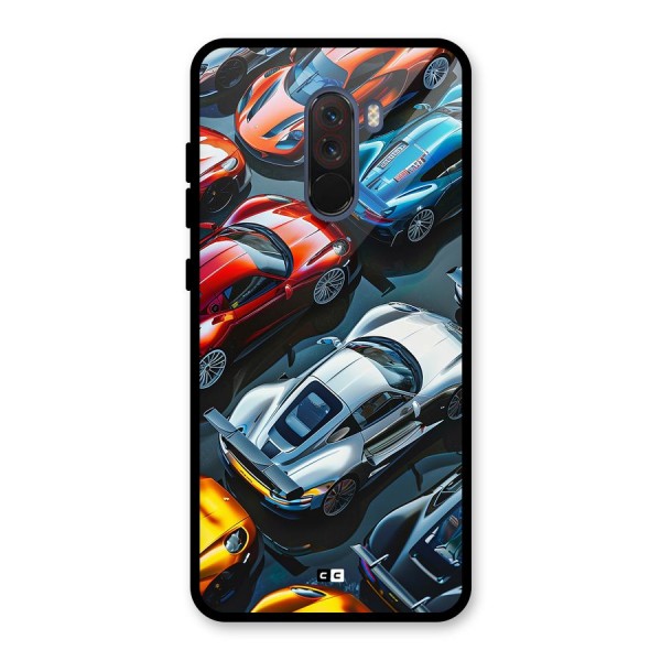 Supercar Club Glass Back Case for Poco F1