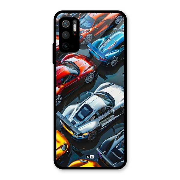 Supercar Club Glass Back Case for Poco M3 Pro 5G