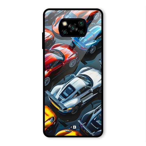 Supercar Club Glass Back Case for Poco X3 Pro