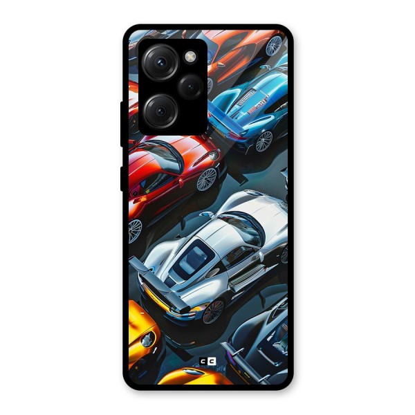 Supercar Club Glass Back Case for Poco X5 Pro