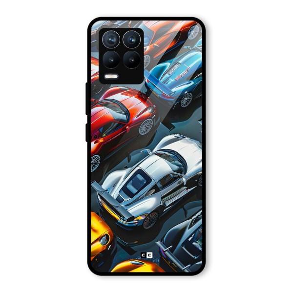 Supercar Club Glass Back Case for Realme 8 Pro