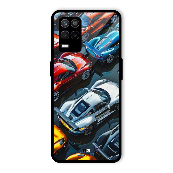Supercar Club Glass Back Case for Realme 8s 5G