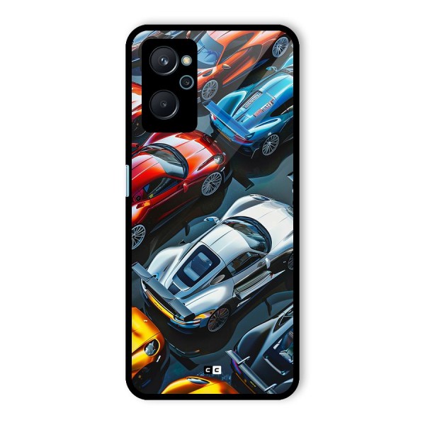 Supercar Club Glass Back Case for Realme 9i