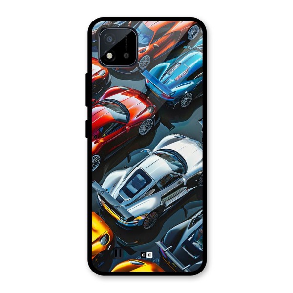 Supercar Club Glass Back Case for Realme C11 2021