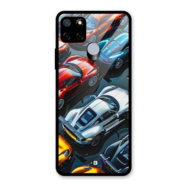 Supercar Club Glass Back Case for Realme C15