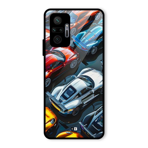 Supercar Club Glass Back Case for Redmi Note 10 Pro