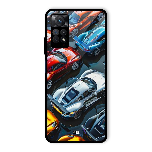 Supercar Club Glass Back Case for Redmi Note 11 Pro