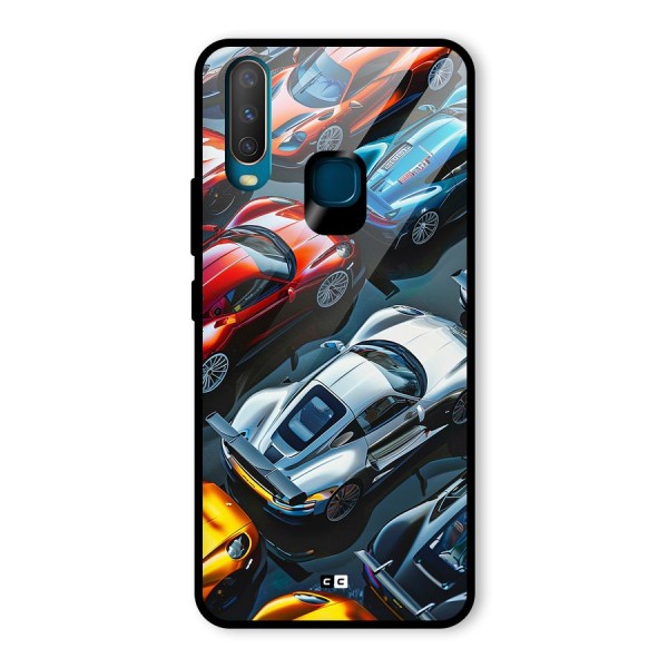 Supercar Club Glass Back Case for Vivo U10