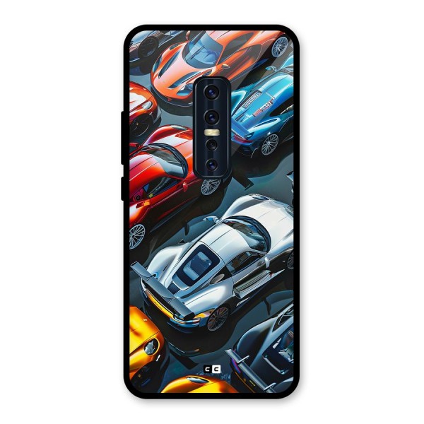 Supercar Club Glass Back Case for Vivo V17 Pro