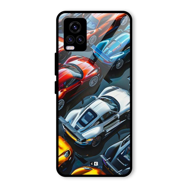 Supercar Club Glass Back Case for Vivo V20