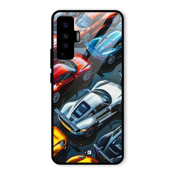 Supercar Club Glass Back Case for Vivo X50